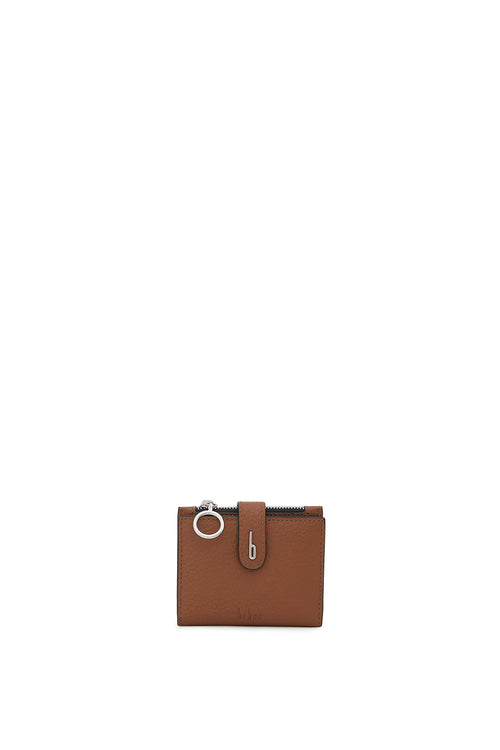 Andrea Pebble Black Mini Wallet