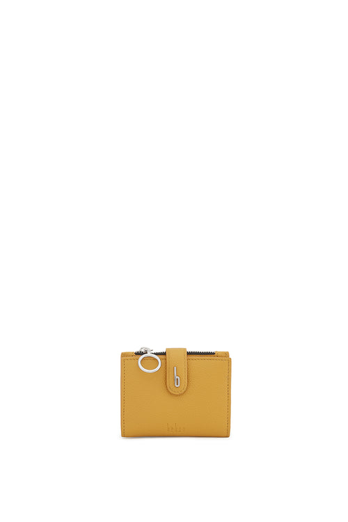 Andrea Pebble Black Mini Wallet