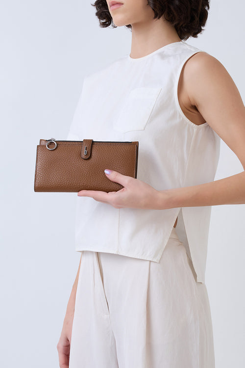 Andrea Pebble Toast Wallet