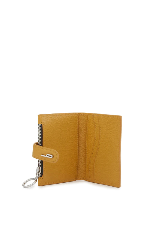Andrea Pebble Mustard Mini Wallet