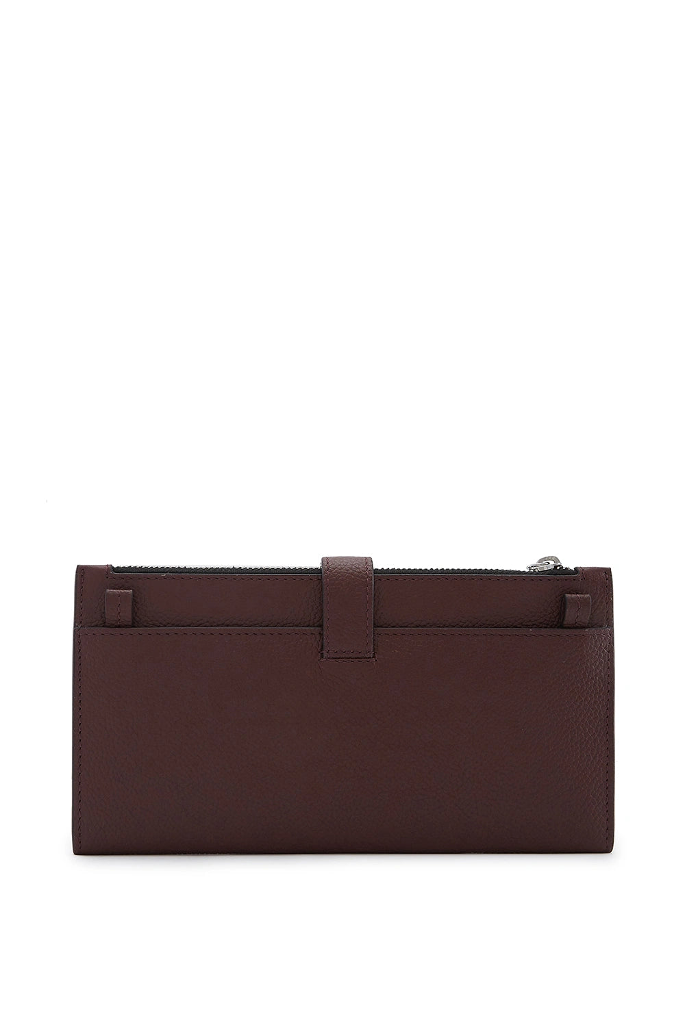 Andrea Pebble Bordeaux Wallet