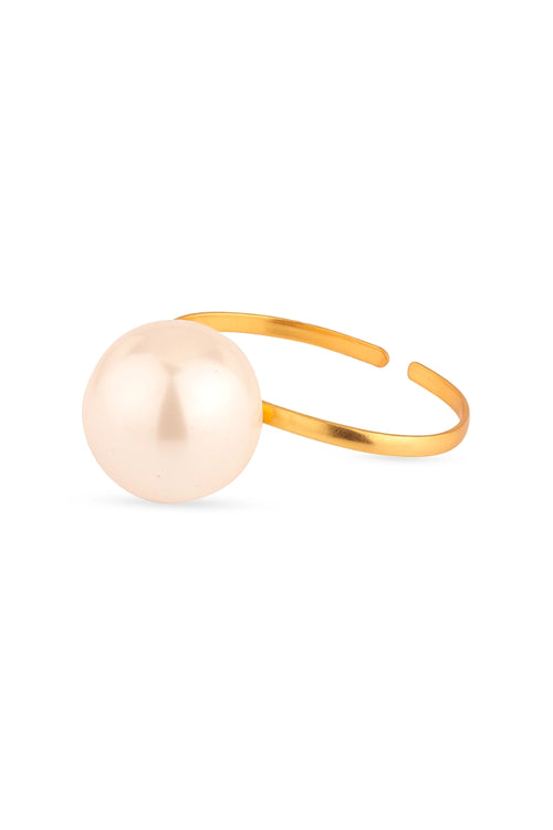 Royal Pallu White Pearl Holder