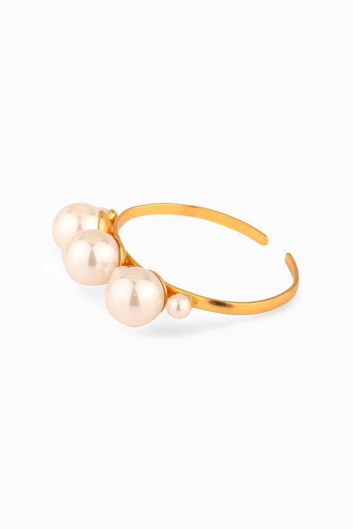 Empress Pallu White Pearl Holder