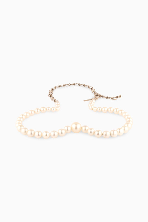 Lana White Pearl Underwire Belt