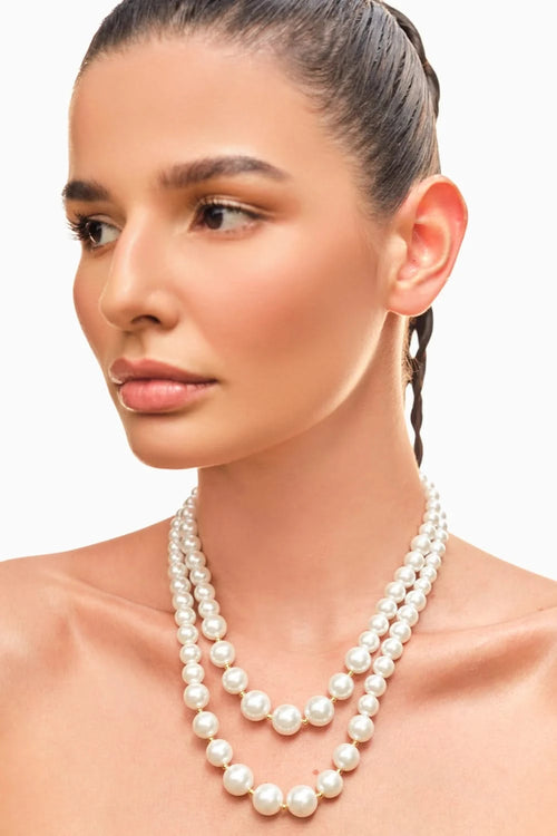 Double Graded Bandel Necklace