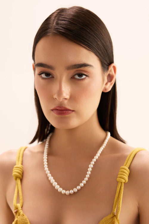 Graded Natural Pearl Necklace