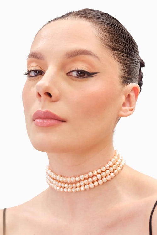 Peach Natural Choker