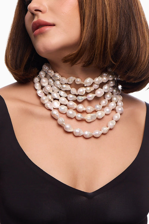Statement Major Baroque Pearl Necklace