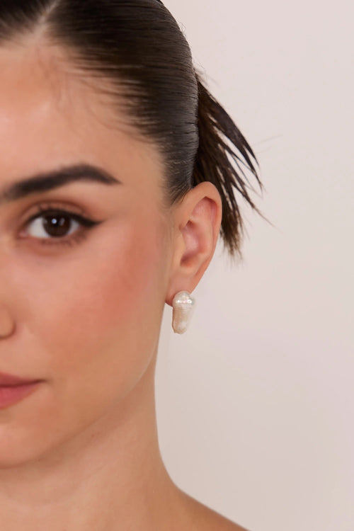 Bone Baroque Studs