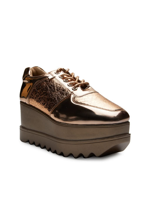 The OG Rose Gold Wedge Sneakers