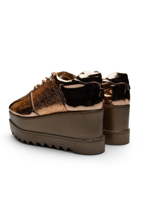 The OG Rose Gold Wedge Sneakers