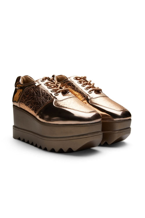 The OG Rose Gold Wedge Sneakers