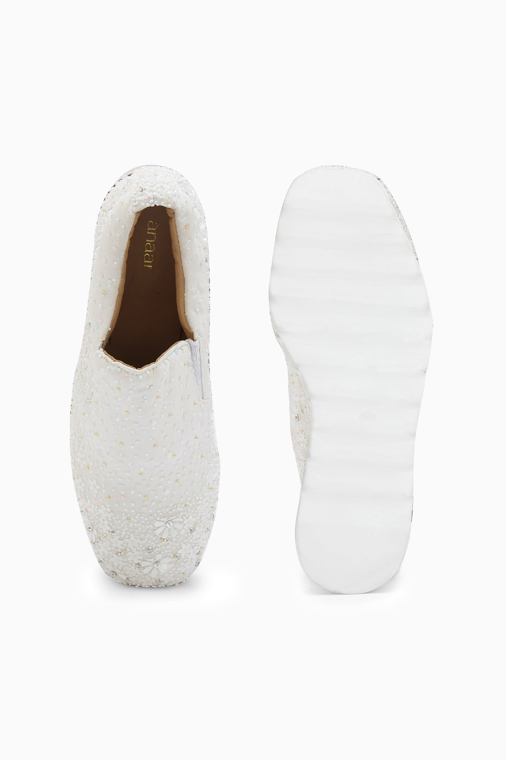 Dewdrops Wedding Wedge Sneakers