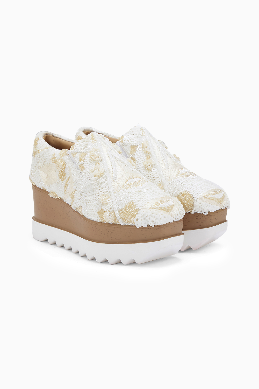 Enchanted Wedding Wedge Sneakers