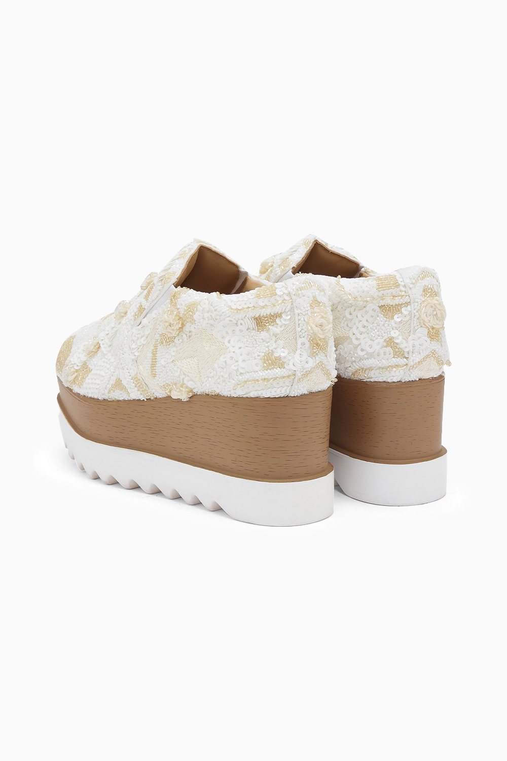 Enchanted Wedding Wedge Sneakers