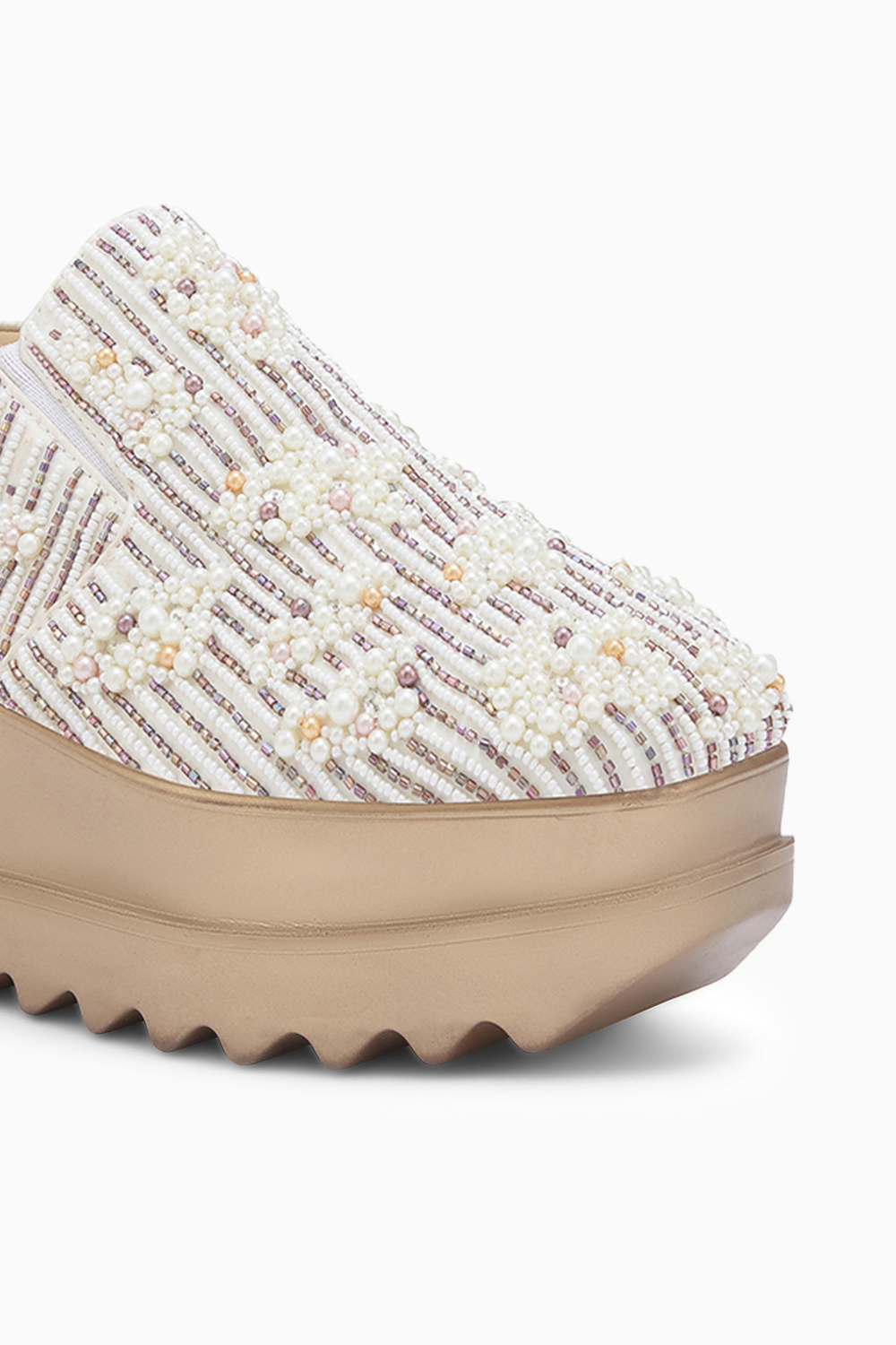 Candy Clouds Wedding Wedge Sneakers