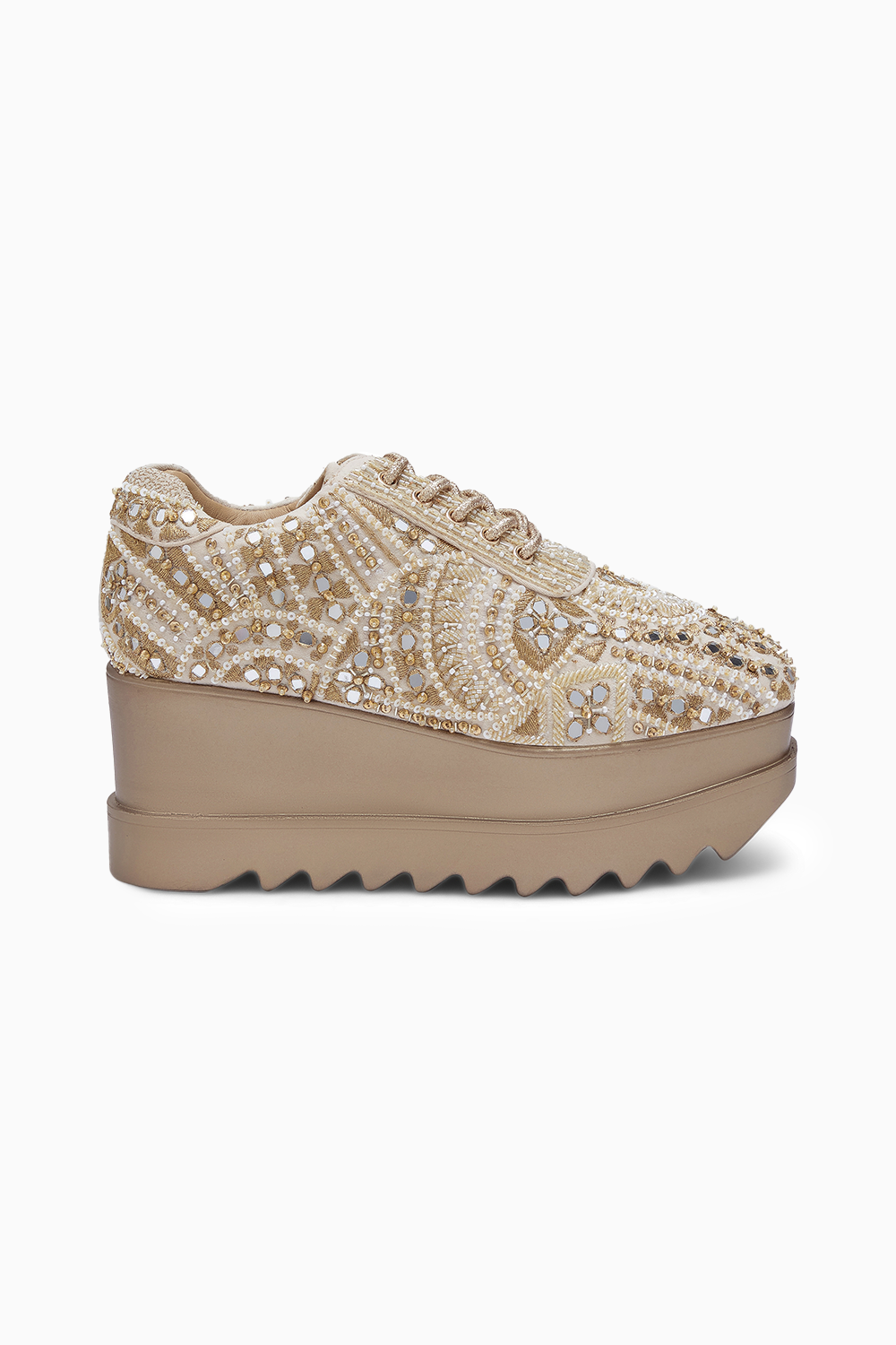 Sharara Wedding Wedge Sneakers