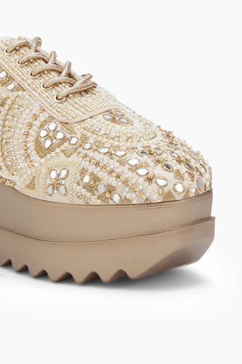 Sharara Wedding Wedge Sneakers
