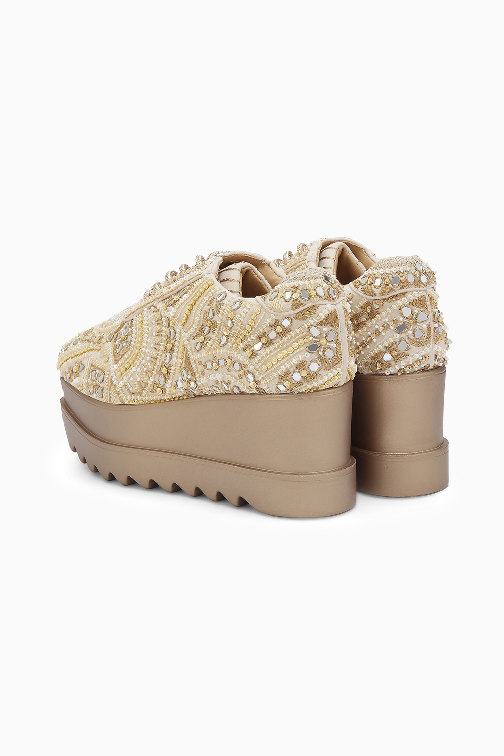 Sharara Wedding Wedge Sneakers