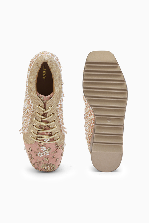 Mahal Signature Wedding Wedge Sneakers