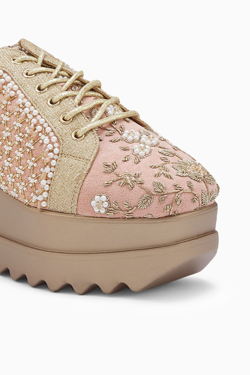 Mahal Signature Wedding Wedge Sneakers