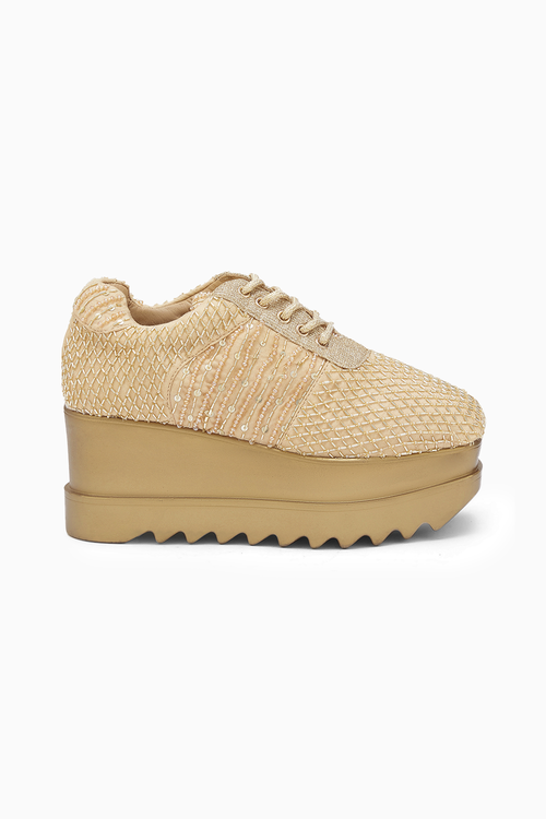 Theia Wedding Wedge Sneakers