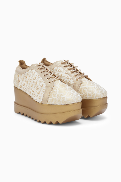 Rumi Wedding Wedge Sneakers