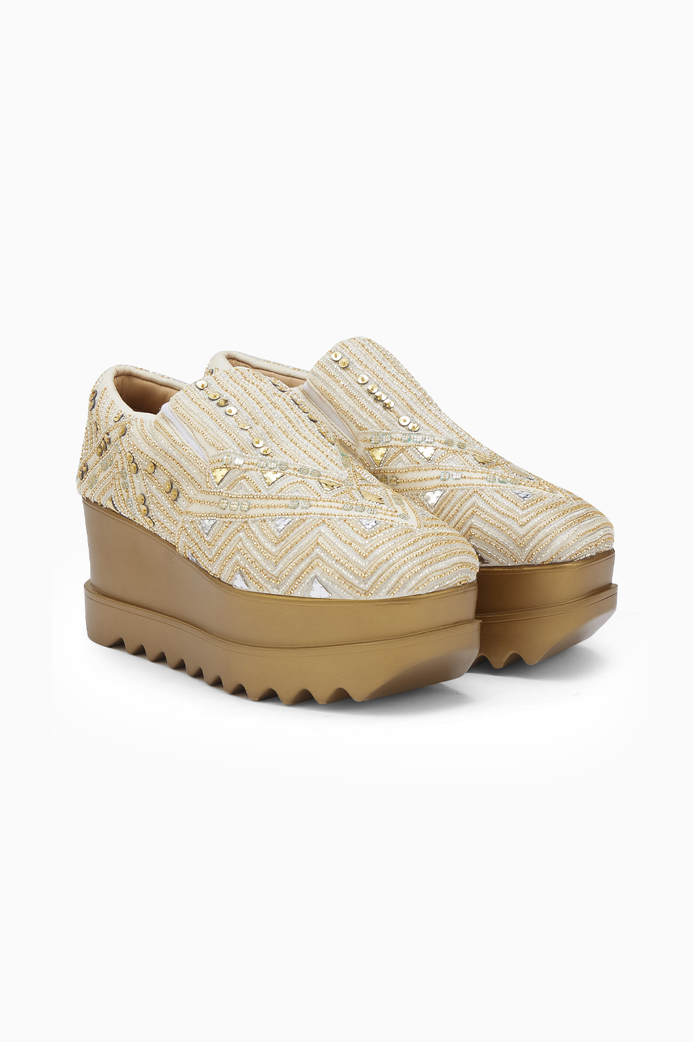 Art Deco 23 Wedding Wedge Sneakers