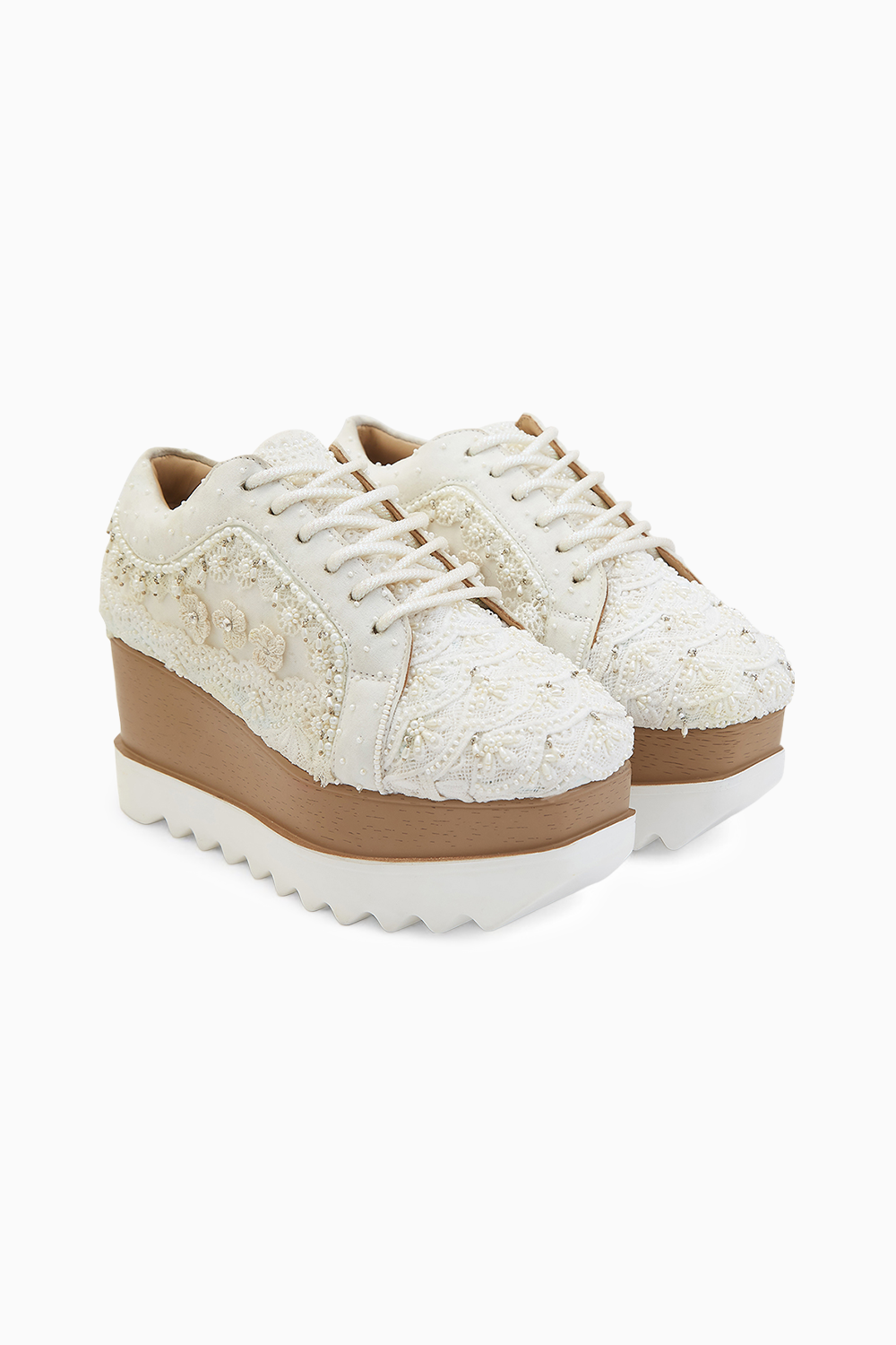 Audrey Signature Wedge Sneakers