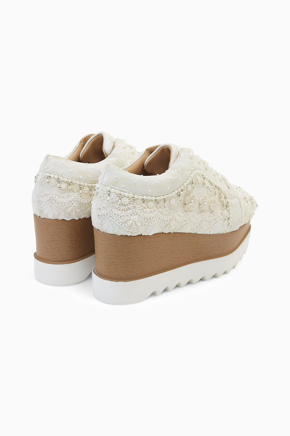 Audrey Signature Wedge Sneakers