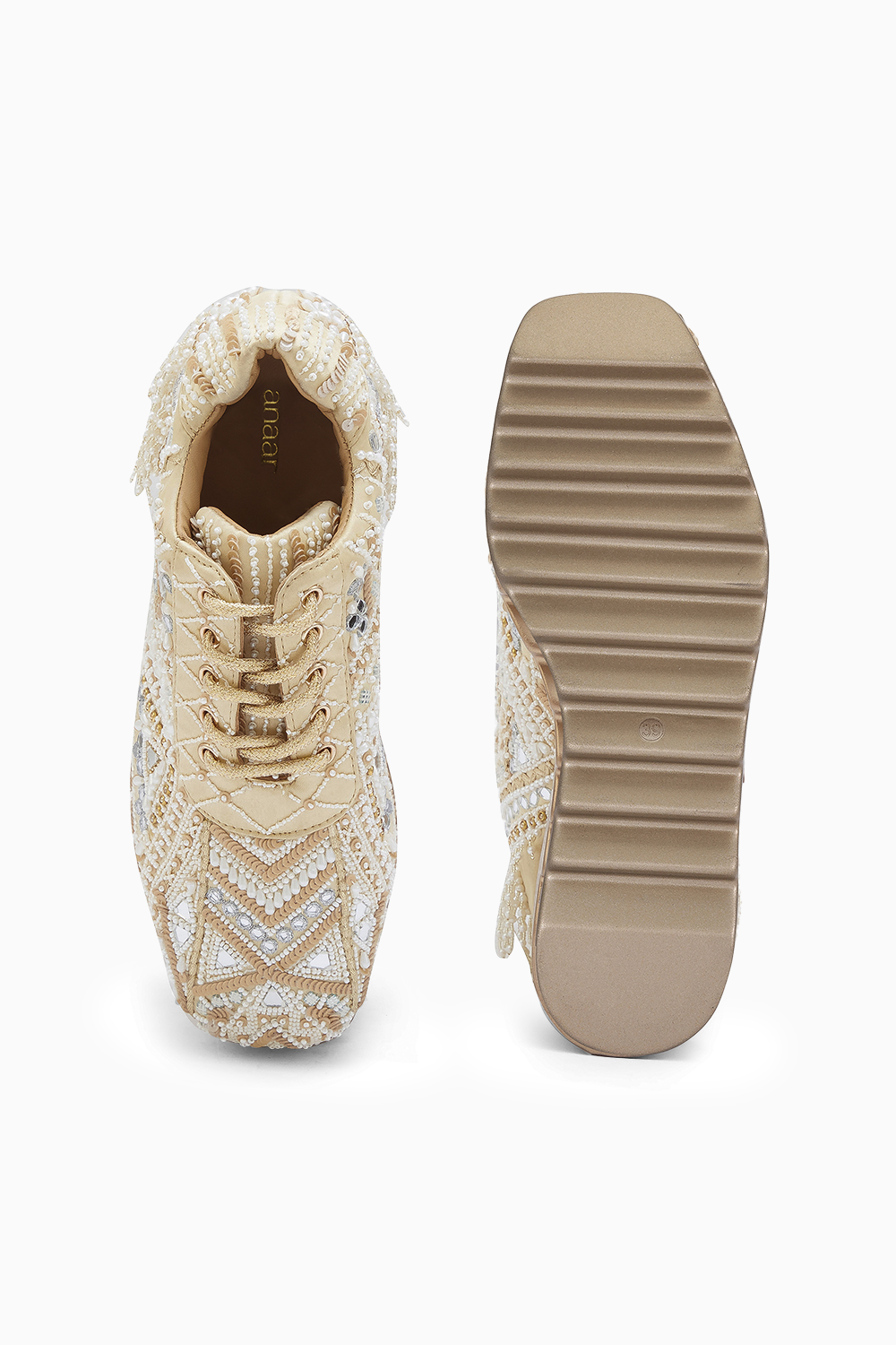 Jashn Wedding Wedge Sneakers