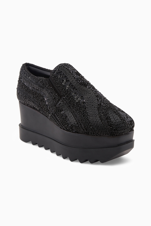 Midnight Magic Wedge Sneakers
