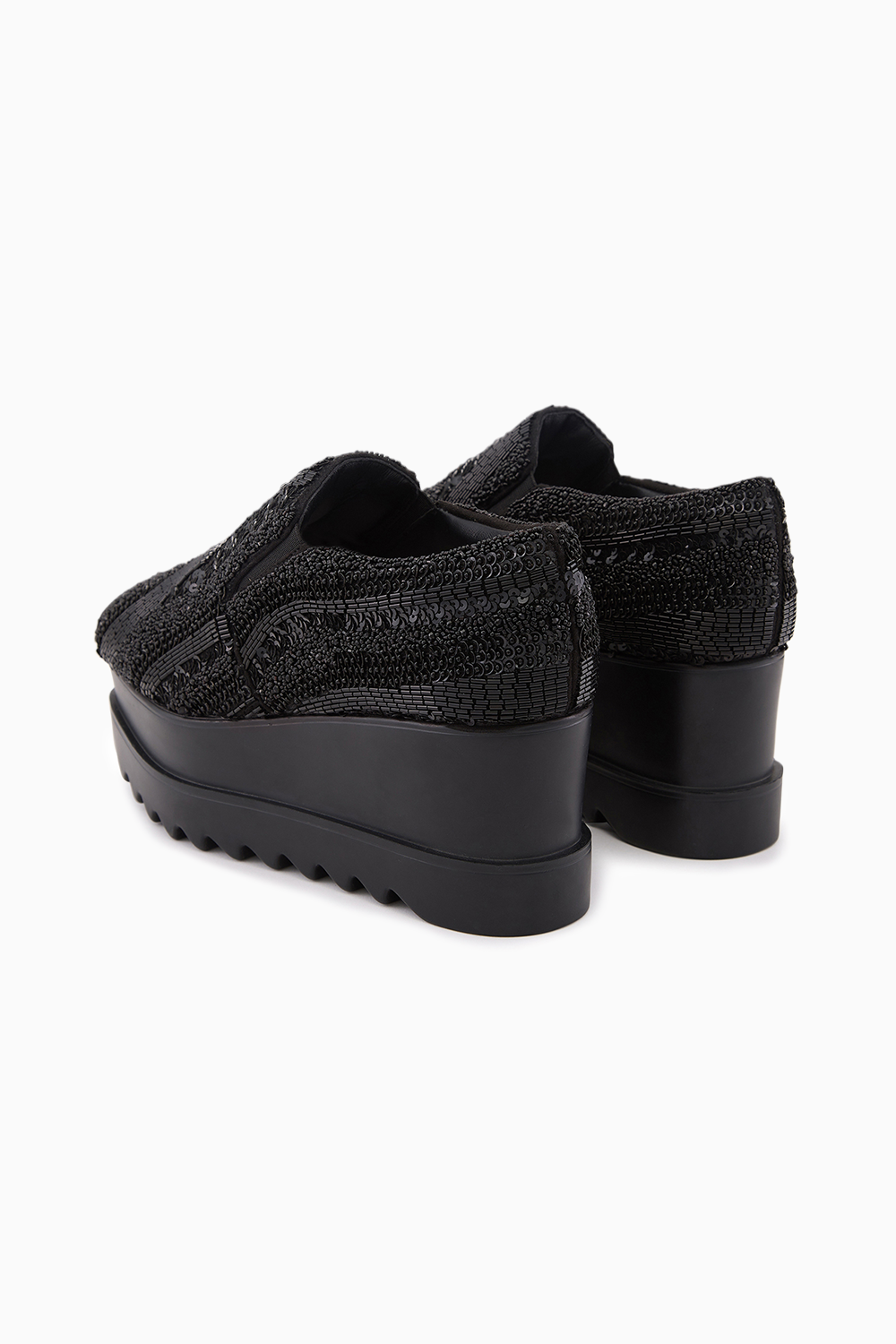 Midnight Magic Wedge Sneakers