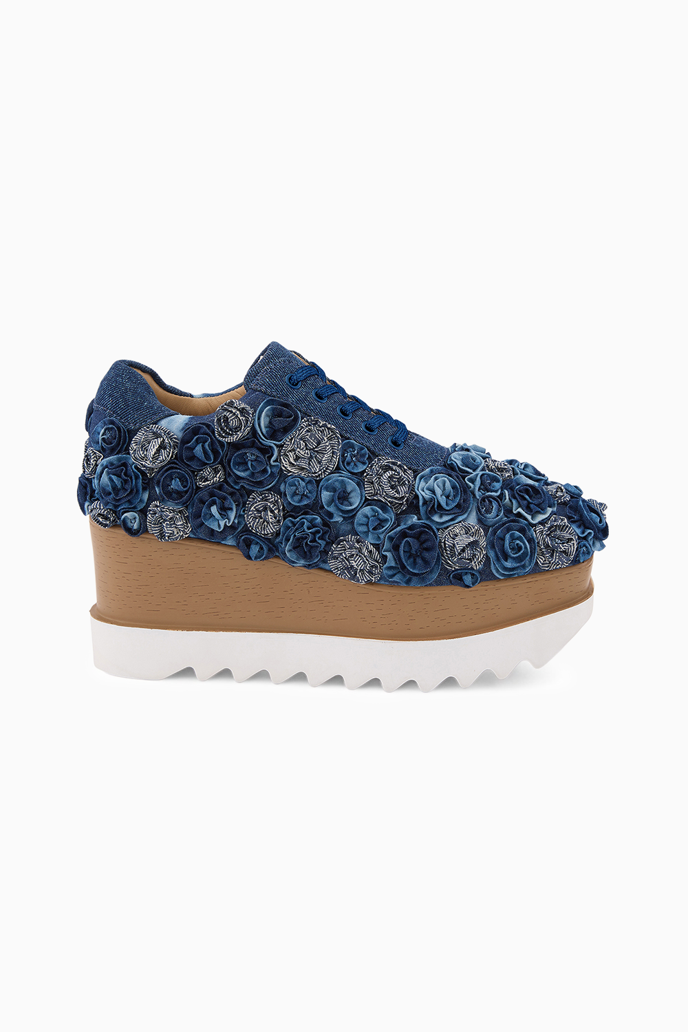 Pocket Roses   Wedge Sneakers