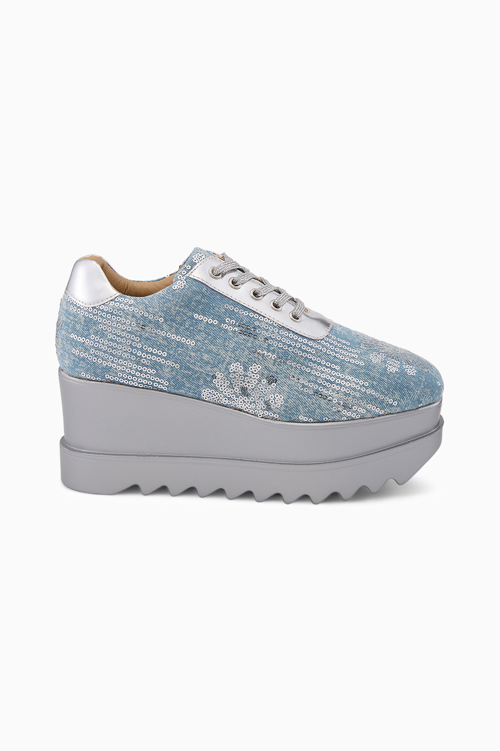 Blue Moon Wedge Sneakers