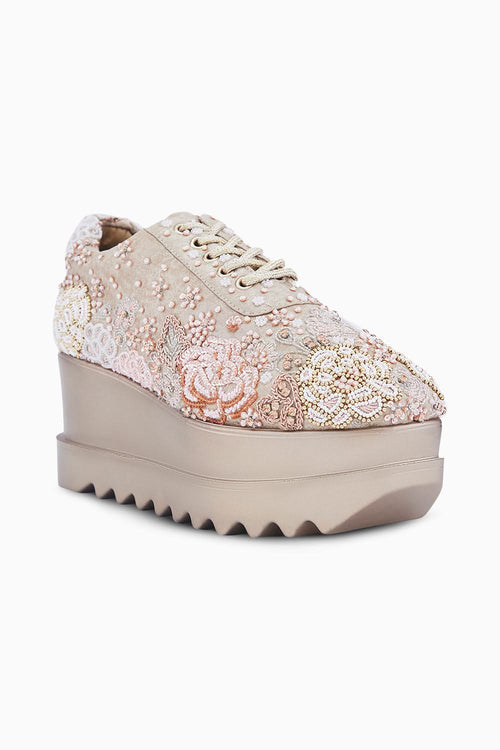 Camellia Wedge Sneakers