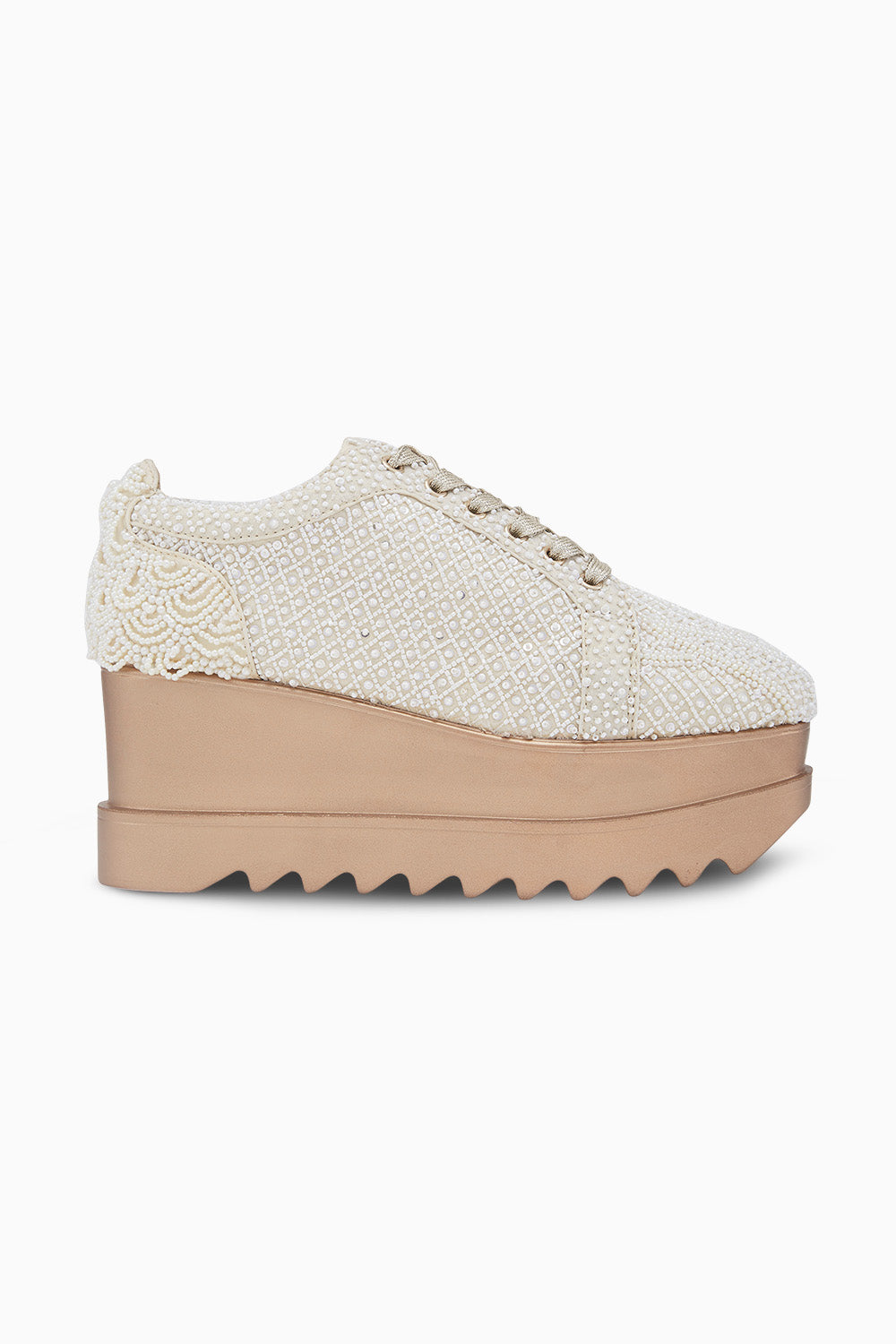 Kulfi Couture Wedge Sneakers