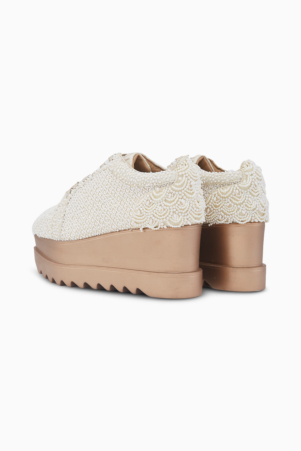 Kulfi Couture Wedge Sneakers