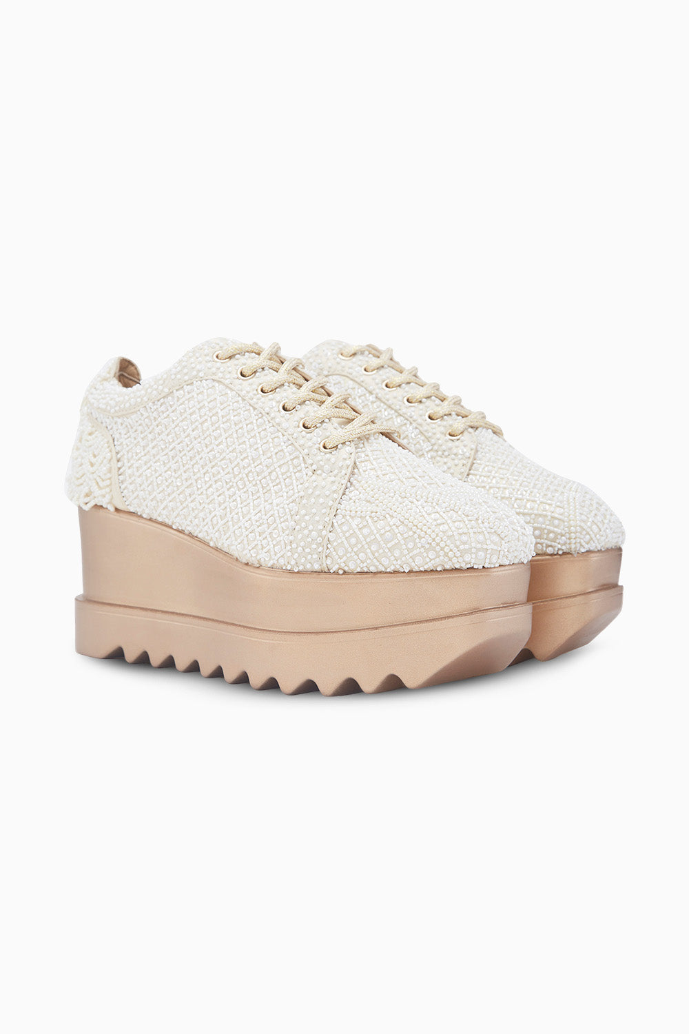 Kulfi Couture Wedge Sneakers