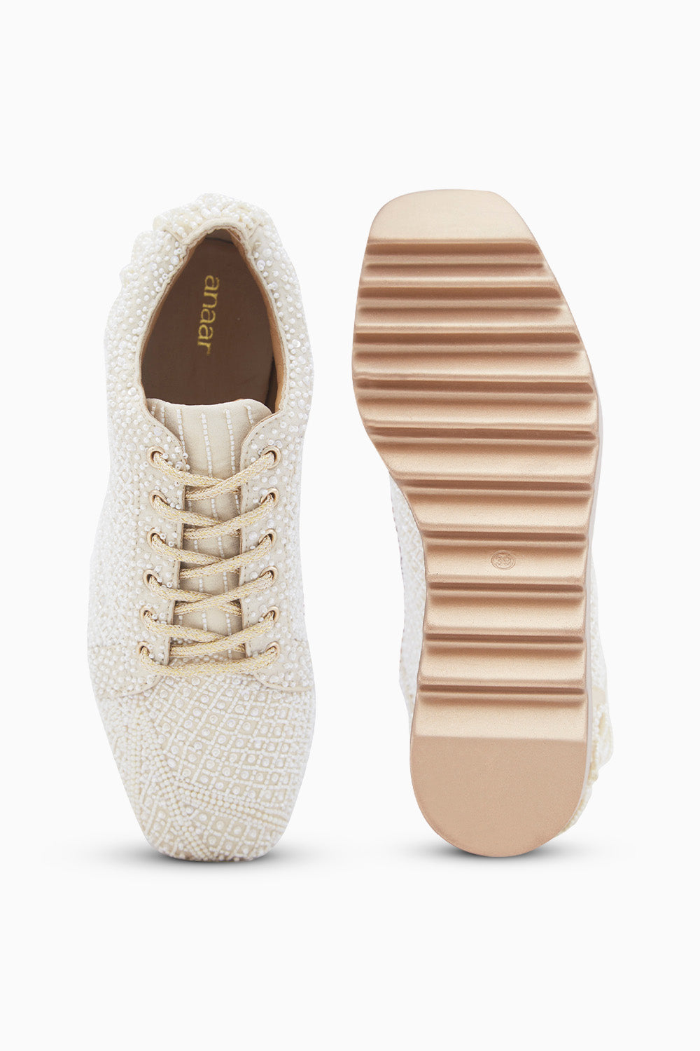 Kulfi Couture Wedge Sneakers