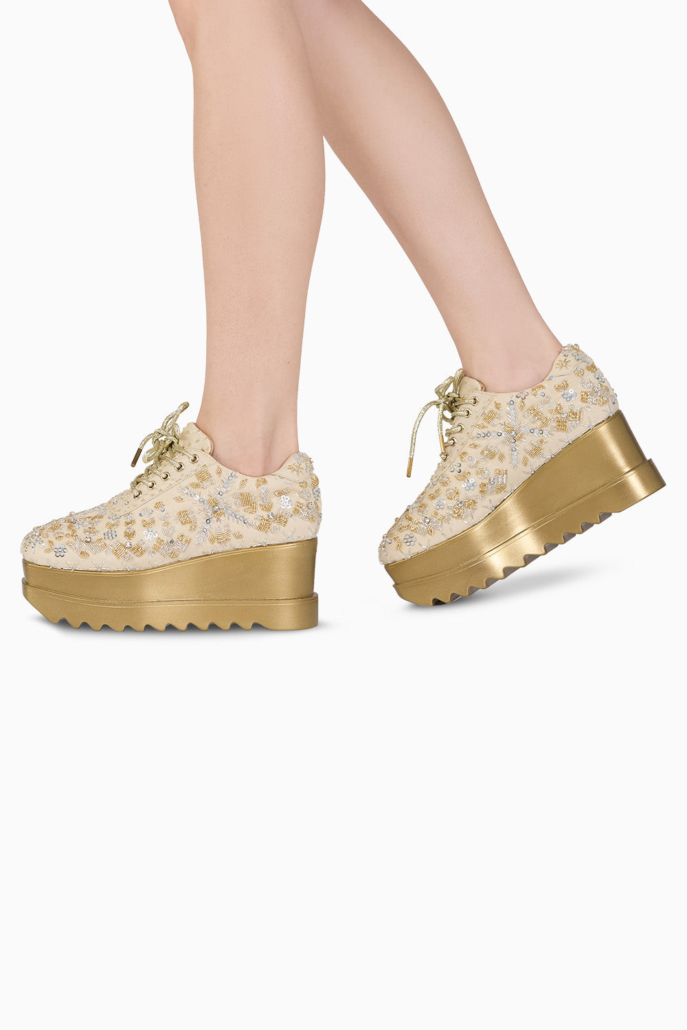 Kaleera Drop Wedge Sneakers