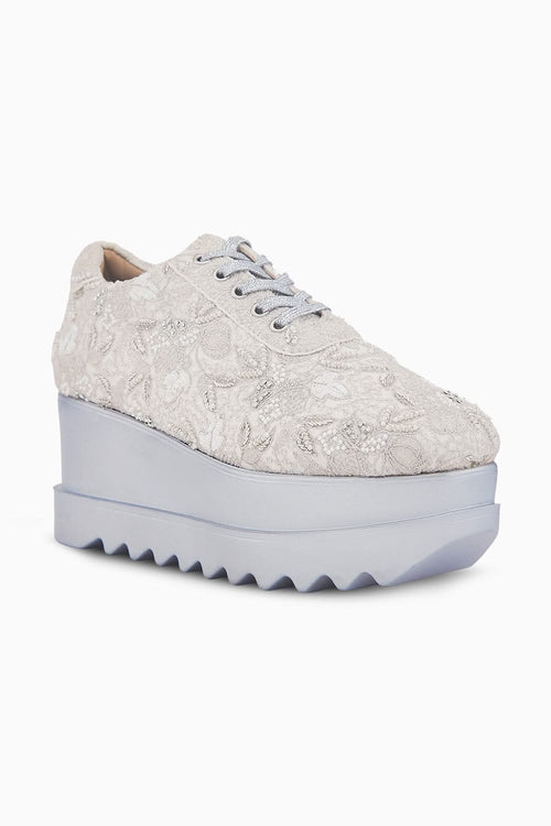 Vanilla Lulu Wedge Sneakers