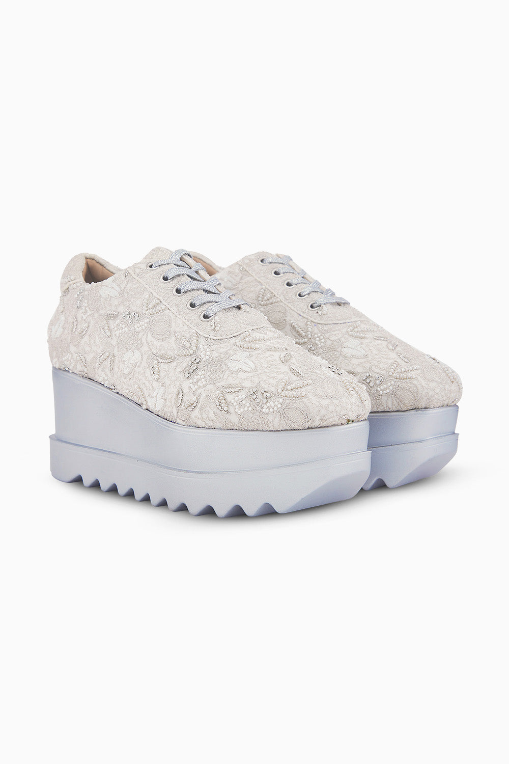 Vanilla Lulu Wedge Sneakers