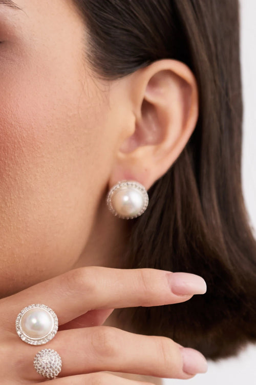 White Elan Ring