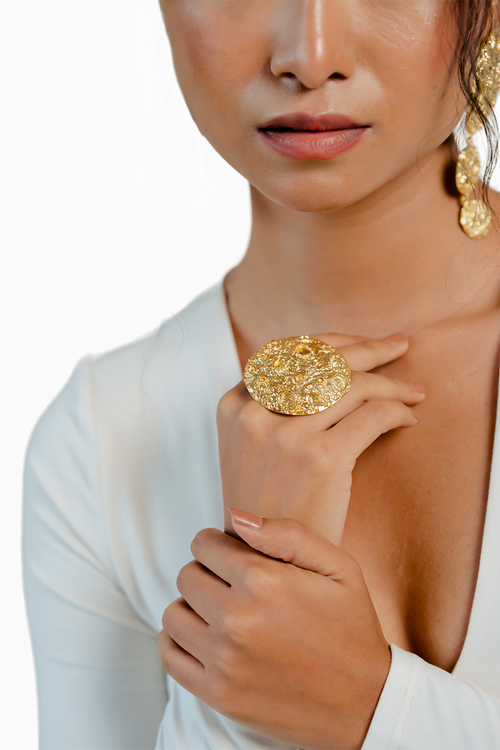 Golden Chaand Ring