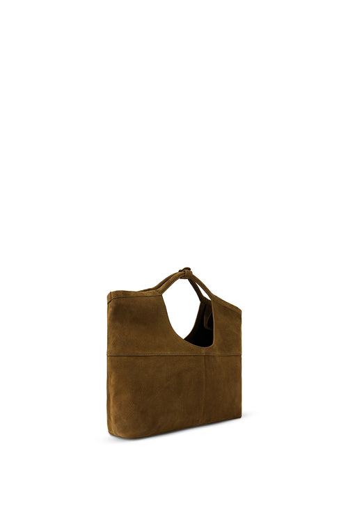Arendt Suede Palm Tote Bag