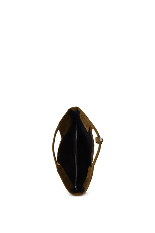 Arendt Suede Palm Tote Bag