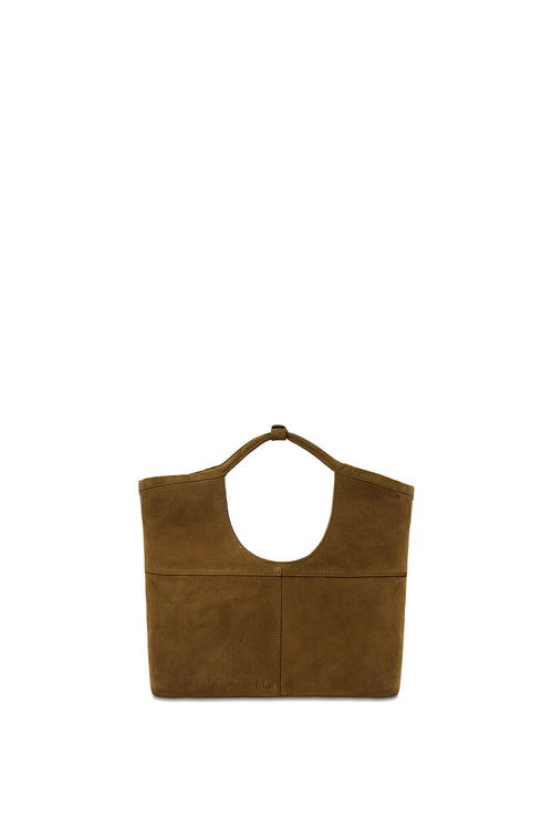 Arendt Suede Palm Tote Bag