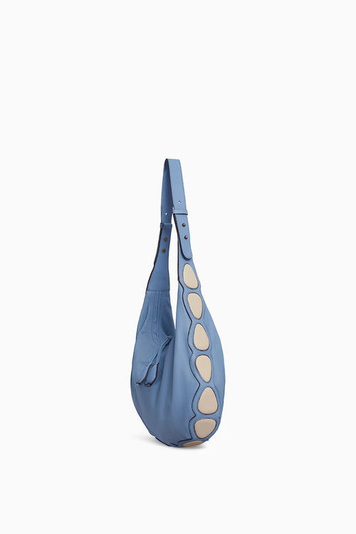 Arlequin Sky Blue & Cream Beige Bag
