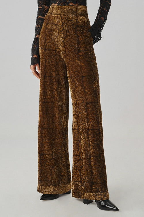 Terra Velvet Ajrakh Pants